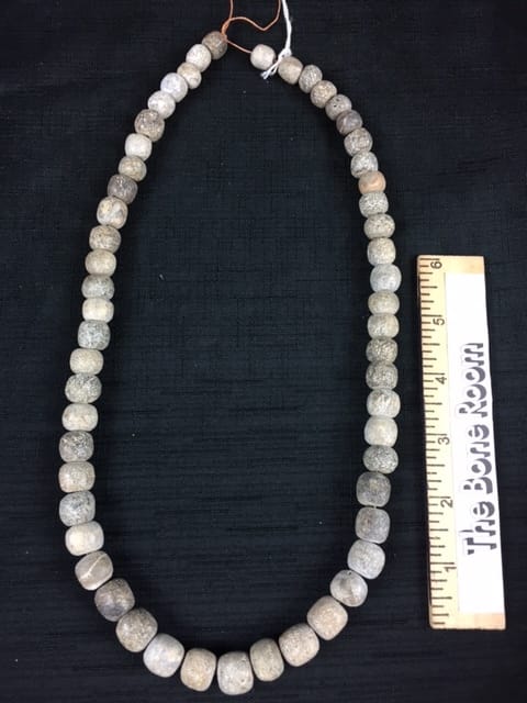 70 White Bone Beads